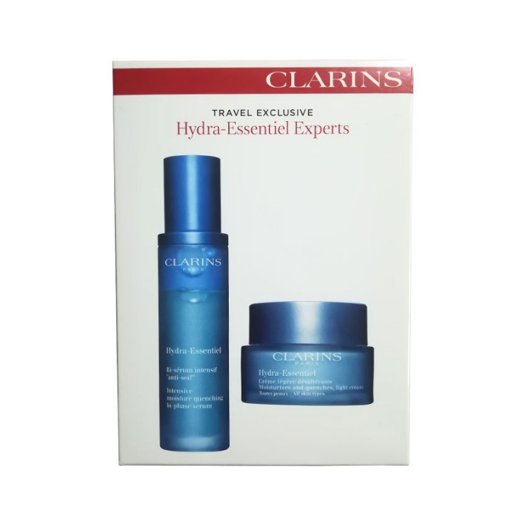 娇韻诗 CLARINS 沁润奇肌补水2件套装(霜50ml+精华液50ml)  